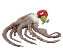 Frozen Giant Squid Tentacles